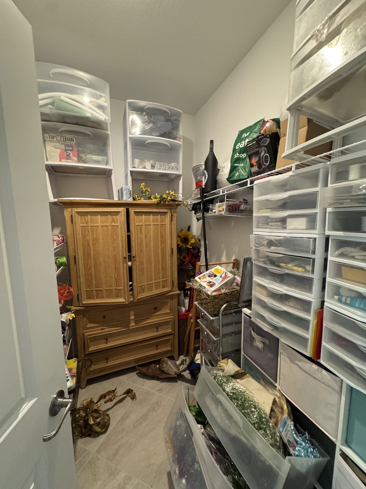 Before Closet Transformation — Organized Oasis Babcock Ranch FL